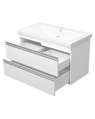 Ингрид - 90 Тумба подвесная с 2 ящ.эмаль