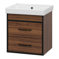 Кедр - 50 Тумба подвесная с 2 ящ.