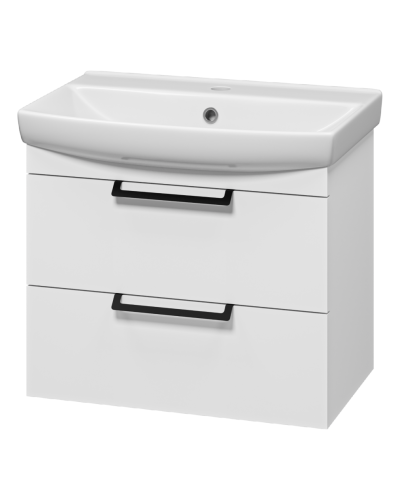 Клермонт - 60 тумба подвесная 2 ящ. (эмаль)