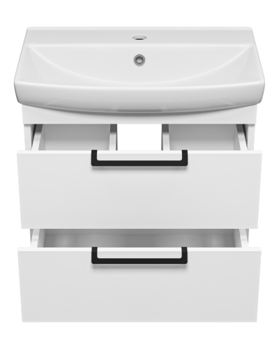 Клермонт - 60 тумба подвесная 2 ящ. (эмаль)