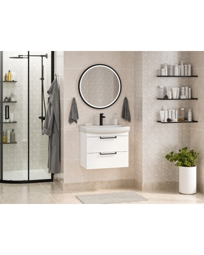 Клермонт - 60 тумба подвесная 2 ящ. (эмаль)