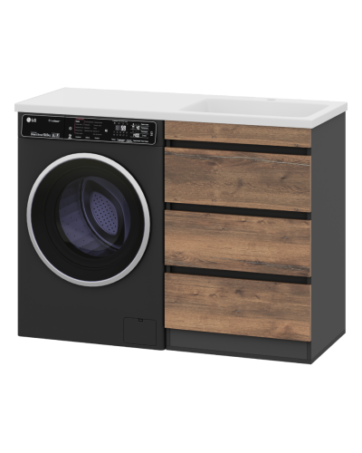 Коломбо - 60 Тумба под стиральную машину напольная 3 ящ.