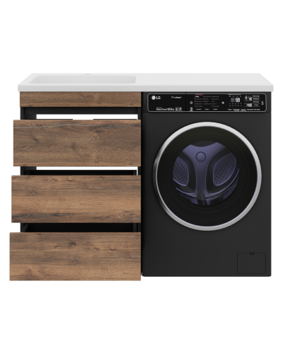 Коломбо - 60 Тумба под стиральную машину напольная 3 ящ.