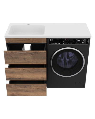 Коломбо - 60 Тумба под стиральную машину напольная 3 ящ.