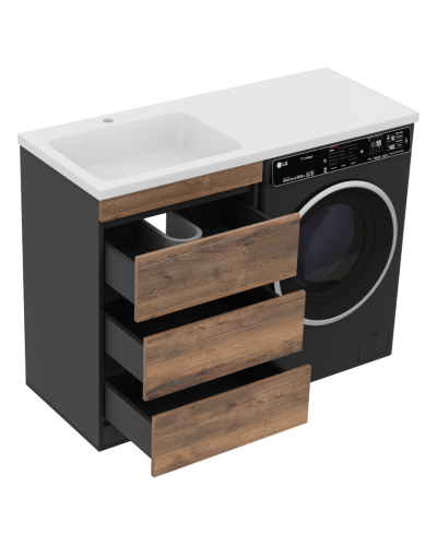 Коломбо - 60 Тумба под стиральную машину напольная 3 ящ.