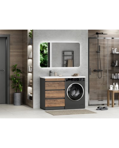 Коломбо - 60 Тумба под стиральную машину напольная 3 ящ.