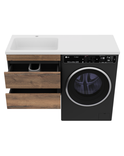 Коломбо - 60 Тумба под стиральную машину подвесная 2 ящ.