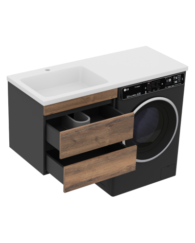 Коломбо - 60 Тумба под стиральную машину подвесная 2 ящ.