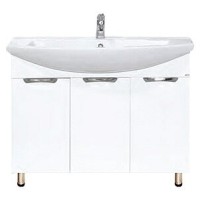 Лаванда -100 Тумба прямая белая