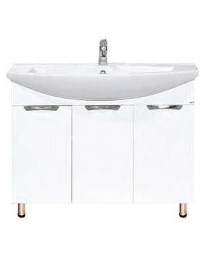 Лаванда -100 Тумба прямая белая