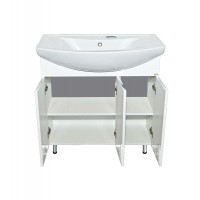 Лаванда -100 Тумба прямая белая