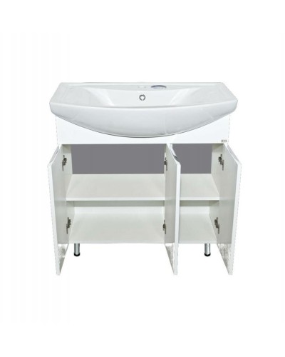 Лаванда -100 Тумба прямая белая