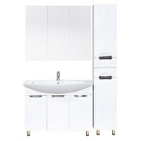 Лаванда -100 Тумба прямая белая