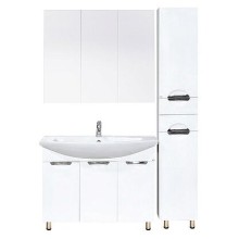 Лаванда -100 Тумба прямая белая