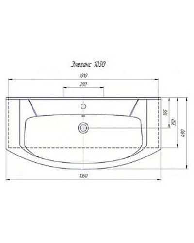 Лаванда -105 Тумба с 2 ящ. белая