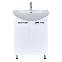 Лаванда - 50 Тумба прямая белая