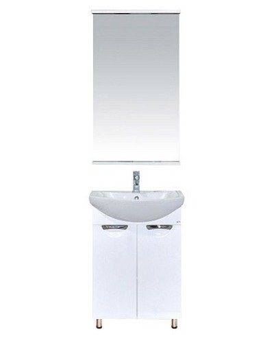 Лаванда - 50 Тумба прямая белая