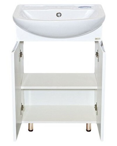 Лаванда - 60 Тумба прямая белая