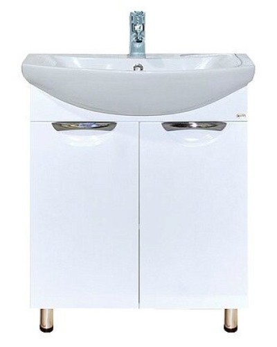 Лаванда - 70 Тумба прямая белая