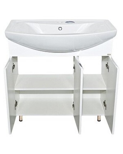 Лаванда - 80 Тумба прямая белая