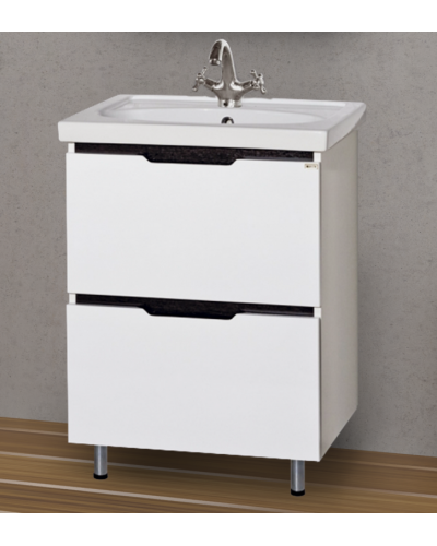 Лайм - 60 Тумба напольная  с 2 ящ. комбинированная О