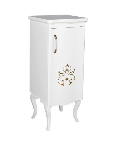 Тумба Creavit Antik 50 AN2115.02.BB Белая с декором