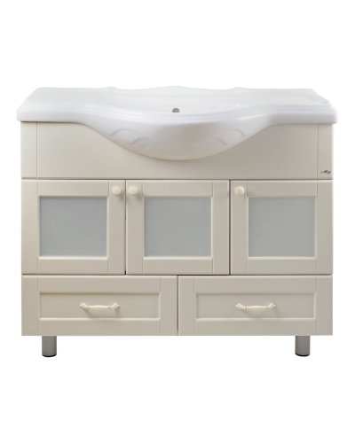 Латте -105 Тумба с 2 ящ. бежевая эмаль