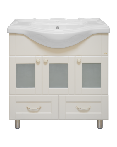 Латте - 85 Тумба с 2 ящ. бежевая эмаль