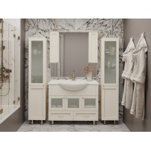 Латте - 85 Тумба с 2 ящ. бежевая эмаль