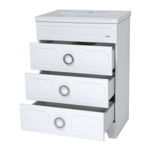 Лейла -100 Тумба с 3 ящ. белая