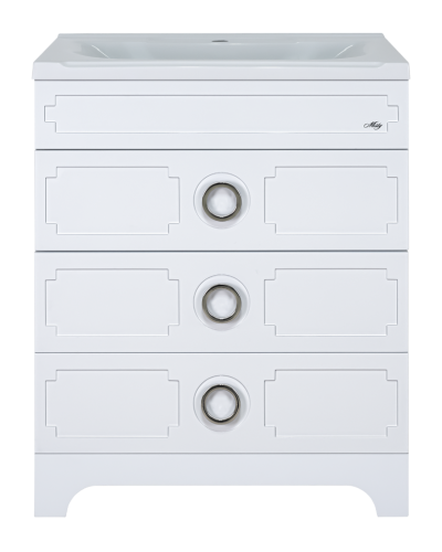 Лейла - 70 Тумба с 3 ящ. белая