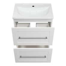 Марта - 60 Тумба напольная 2 ящ. белая эмаль (глянец)