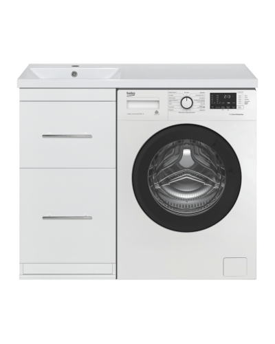 Мексика - 50 Тумба под стиральную машину белая эмаль