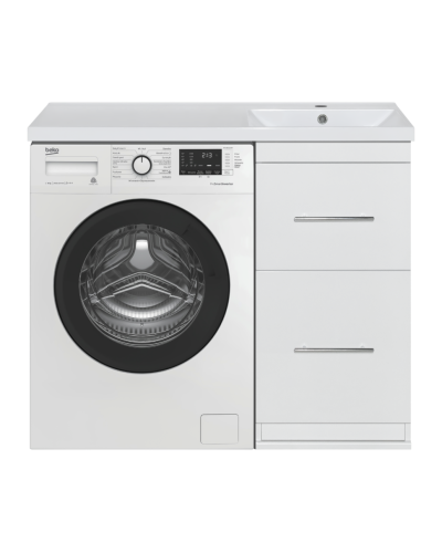 Мексика - 50 Тумба под стиральную машину белая эмаль