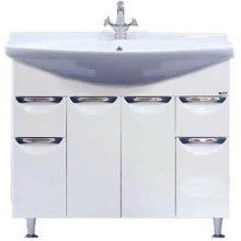 Орхидея- 105 Тумба 2 ящ. белая эмаль