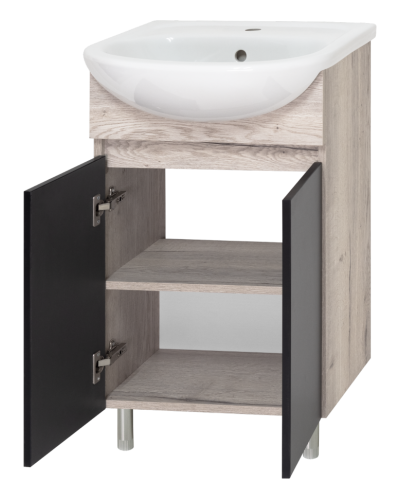 Поло - 50 Тумба напольная прямая комбинир.