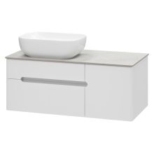 Роял -100 Тумба подвесная с 2 ящ. 1 дв. белый