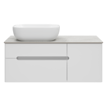 Роял -100 Тумба подвесная с 2 ящ. 1 дв. белый