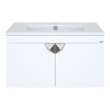 Сахара - 75 Тумба прямая подвесная белая О