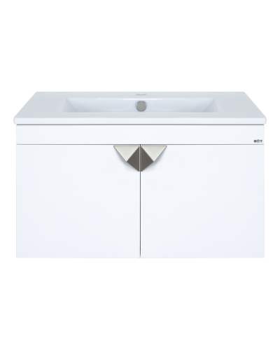 Сахара - 75 Тумба прямая подвесная белая О