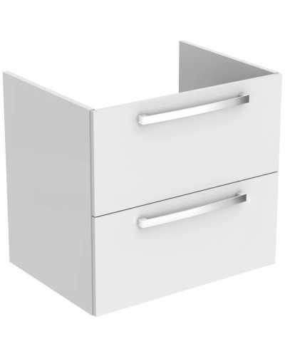 Тумба белый глянец 60 см 2 ящика Ideal Standard Tempo E3240WG