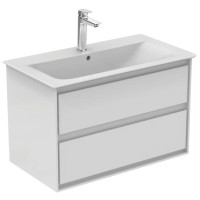 Тумба белый глянец/белый матовый 100 см 2 ящика Ideal Standard Connect Air E0821B2