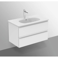 Тумба белый матовый 80 см 2 ящика Ideal Standard Tesi T0051OV