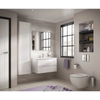 Тумба белый матовый 80 см 2 ящика Ideal Standard Tesi T0051OV