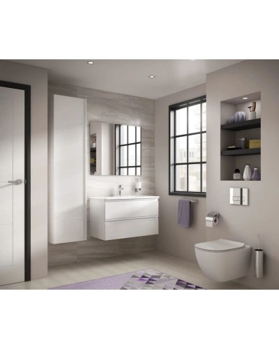 Тумба белый матовый 80 см 2 ящика Ideal Standard Tesi T0051OV