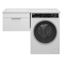 ENFIDA - 60 Тумба подвесная 1 ящ. под стир. машину, белая мат. эмаль (Энфида)