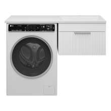 ENFIDA - 60 Тумба подвесная 1 ящ. под стир. машину, белая мат. эмаль (Энфида)