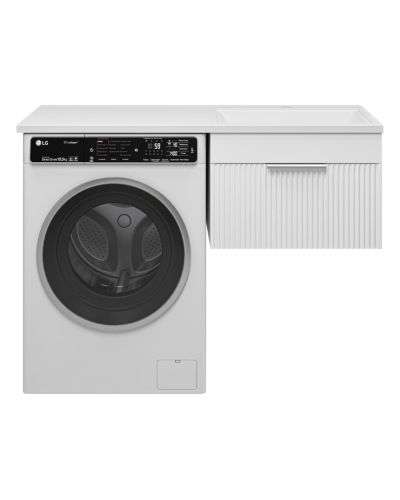 ENFIDA - 60 Тумба подвесная 1 ящ. под стир. машину, белая мат. эмаль (Энфида)