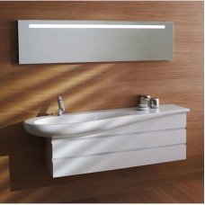 Тумба белый глянец 135 см 2 ящика Laufen Alessi One 4.2436.0.097.631.1