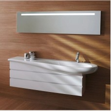 Тумба белый глянец 99,4 см 2 ящика Laufen Alessi One 4.2450.0.097.631.1